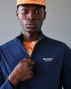 Pas Normal Studios Balance Half Zip Jacket — Navy^Women Gym & Training|Gym & Training