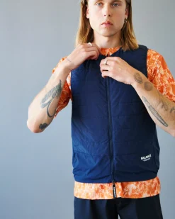 Pas Normal Studios Balance Insulated Vest — Navy^Women Gym & Training|Gym & Training