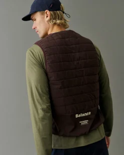 Pas Normal Studios Balance Insulated Vest — Dark Red^Women Gym & Training|Gym & Training