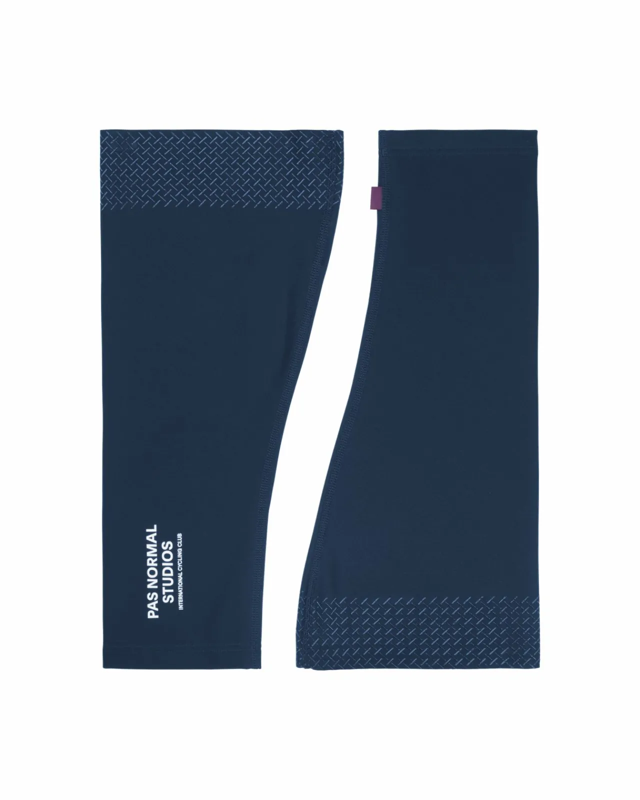 Pas Normal Studios Logo Knee Warmers — Navy^Women Arm & Leg Warmers|Arm & Leg Warmers