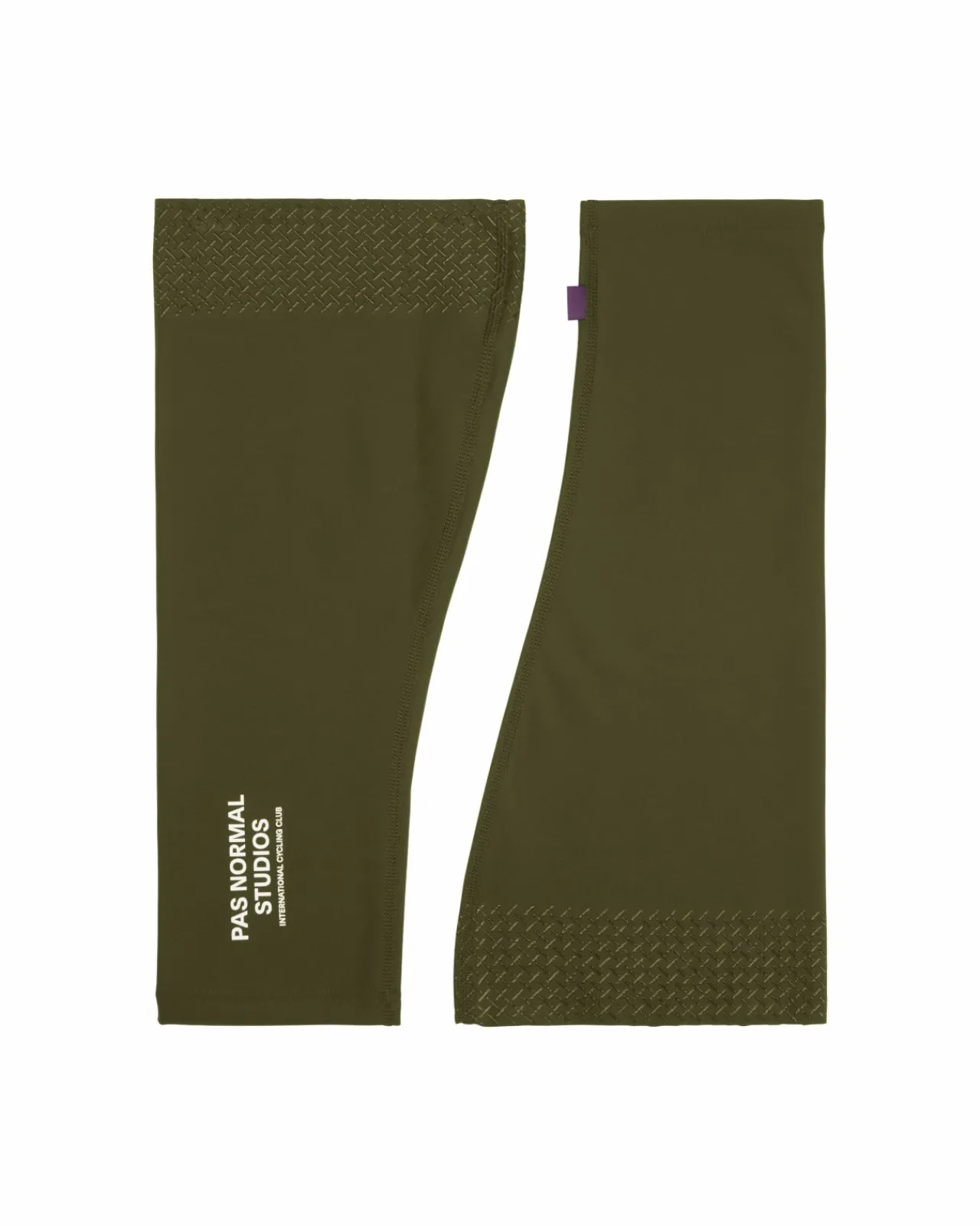 Pas Normal Studios Logo Knee Warmers — Olive^Women Arm & Leg Warmers|Arm & Leg Warmers