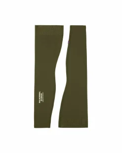 Pas Normal Studios Logo Leg Warmers — Olive^Women Arm & Leg Warmers|Arm & Leg Warmers