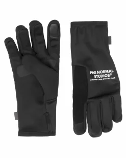Pas Normal Studios Logo Thermal Gloves — Black^Women Accessories|Accessories