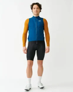 Pas Normal Studios Mechanism Rain Gilet — Dark Blue^Women Jackets & Gilets|Jackets & Gilets