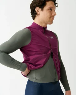 Pas Normal Studios Mechanism Rain Gilet — Magenta^Women Jackets & Gilets|Jackets & Gilets