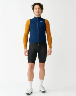 Pas Normal Studios Mechanism Rain Gilet — Navy^Women Jackets & Gilets|Jackets & Gilets