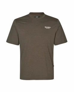 Pas Normal Studios Men's Balance T-shirt — Dusty Brown^ Gym & Training
