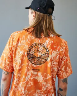 Pas Normal Studios Men's Balance T-shirt — Orange AOP^ Gym & Training