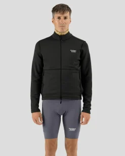 Pas Normal Studios Men's Escapism Performance Fleece Zip — Black^ Jackets & Gilets