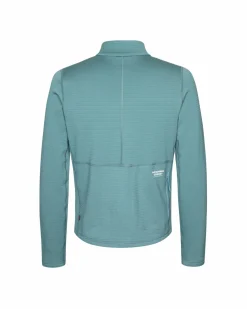 Pas Normal Studios Men's Escapism Performance Fleece Zip — Dusty Blue^ Jackets & Gilets