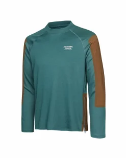Pas Normal Studios Men's Escapism Technical LS T-Shirt — Dusty Teal^ Jerseys