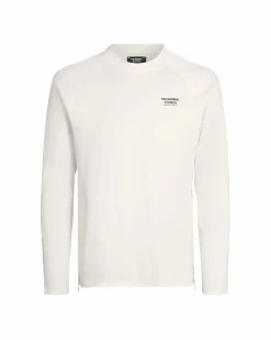 Pas Normal Studios Men's Escapism Technical LS T-shirt — Off White^ Jerseys