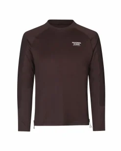 Pas Normal Studios Men's Escapism Technical LS T-shirt — Dark Red^ Jerseys