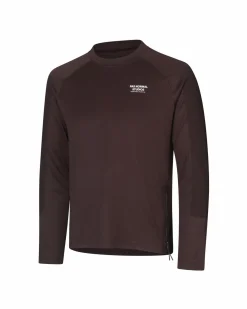 Pas Normal Studios Men's Escapism Technical LS T-shirt — Dark Red^ Jerseys