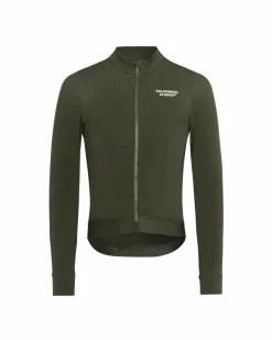 Pas Normal Studios Men's Essential Long Sleeve Jersey — Olive^ Jerseys