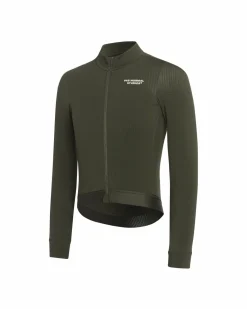 Pas Normal Studios Men's Essential Long Sleeve Jersey — Olive^ Jerseys