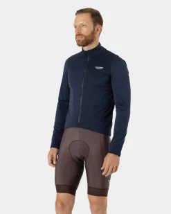 Pas Normal Studios Men's Essential Thermal Long Sleeve Jersey — Navy^ Jerseys