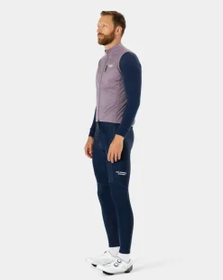 Pas Normal Studios Men's Essential Thermal Long Bibs — Navy^ Bibs