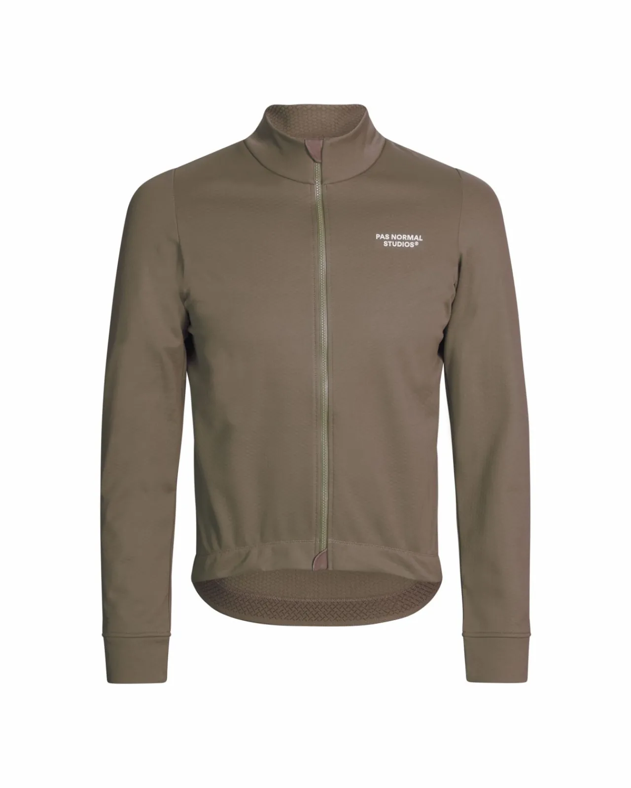 Pas Normal Studios Men's Essential Thermal Long Sleeve Jersey — Ash Brown^ Jerseys