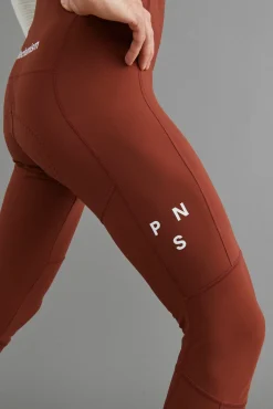 Pas Normal Studios Men's Mechanism Deep Winter Long Bibs — Mahogany^ Bibs