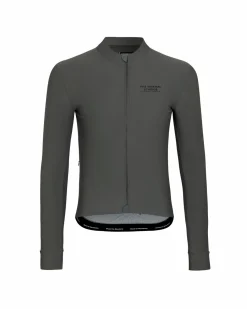 Pas Normal Studios Men's Mechanism Long Sleeve Jersey — Dark Grey^ Jerseys