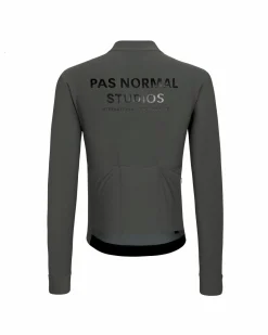 Pas Normal Studios Men's Mechanism Long Sleeve Jersey — Dark Grey^ Jerseys