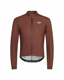 Pas Normal Studios Men's Mechanism Pertex Rain Jacket — Dark Brown^ Jackets & Gilets