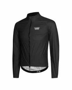 Pas Normal Studios Men's Mechanism Pertex Rain Jacket — Black^ Jackets & Gilets