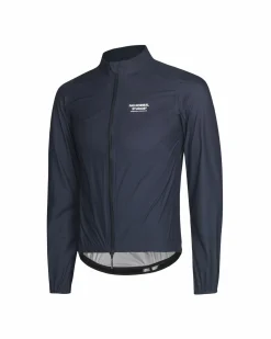 Pas Normal Studios Men's Mechanism Pertex Rain Jacket — Navy^ Jackets & Gilets