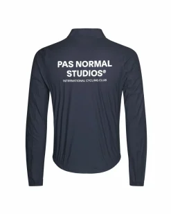 Pas Normal Studios Men's Mechanism Pertex Rain Jacket — Navy^ Jackets & Gilets