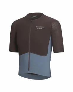 Pas Normal Studios Men's Mechanism Pro Jersey — Dark Red / Matt Blue^ Jerseys