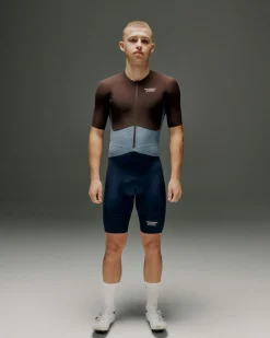 Pas Normal Studios Men's Mechanism Pro Jersey — Dark Red / Matt Blue^ Jerseys