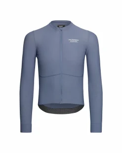 Pas Normal Studios Men's Mechanism Pro Long Sleeve Jersey — Matt Blue^ Jerseys