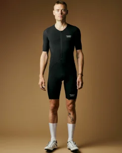 Pas Normal Studios Men's Mechanism Pro Speedsuit — Black^ Skinsuits