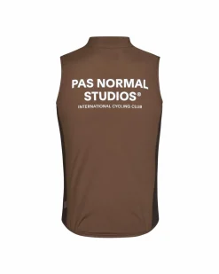 Pas Normal Studios Men's Mechanism Stow Away Gilet — Bronze^ Jackets & Gilets