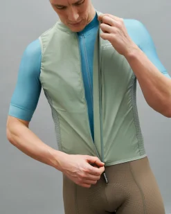 Pas Normal Studios Men's Mechanism Stow Away Gilet — Dusty Mint^ Jackets & Gilets