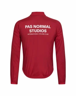 Pas Normal Studios Men's Mechanism Stow Away Jacket — Deep Red^ Jackets & Gilets