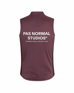 Pas Normal Studios Men's Mechanism Stow Away Gilet — Light Burgundy^ Jackets & Gilets