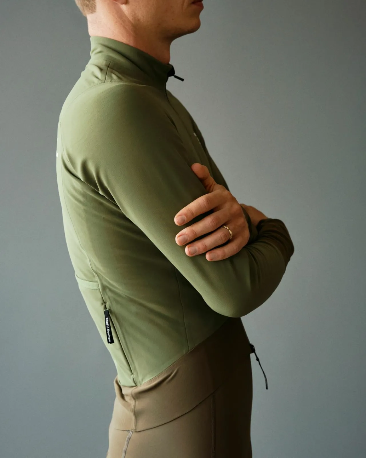 Pas Normal Studios Men's Mechanism Thermal Jacket — Army Green / Dark Stone^ Jackets & Gilets