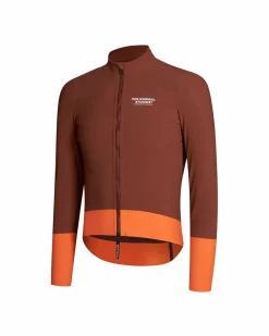 Pas Normal Studios Men's Mechanism Thermal Jacket — Mahogany / Dark Orange^ Jackets & Gilets