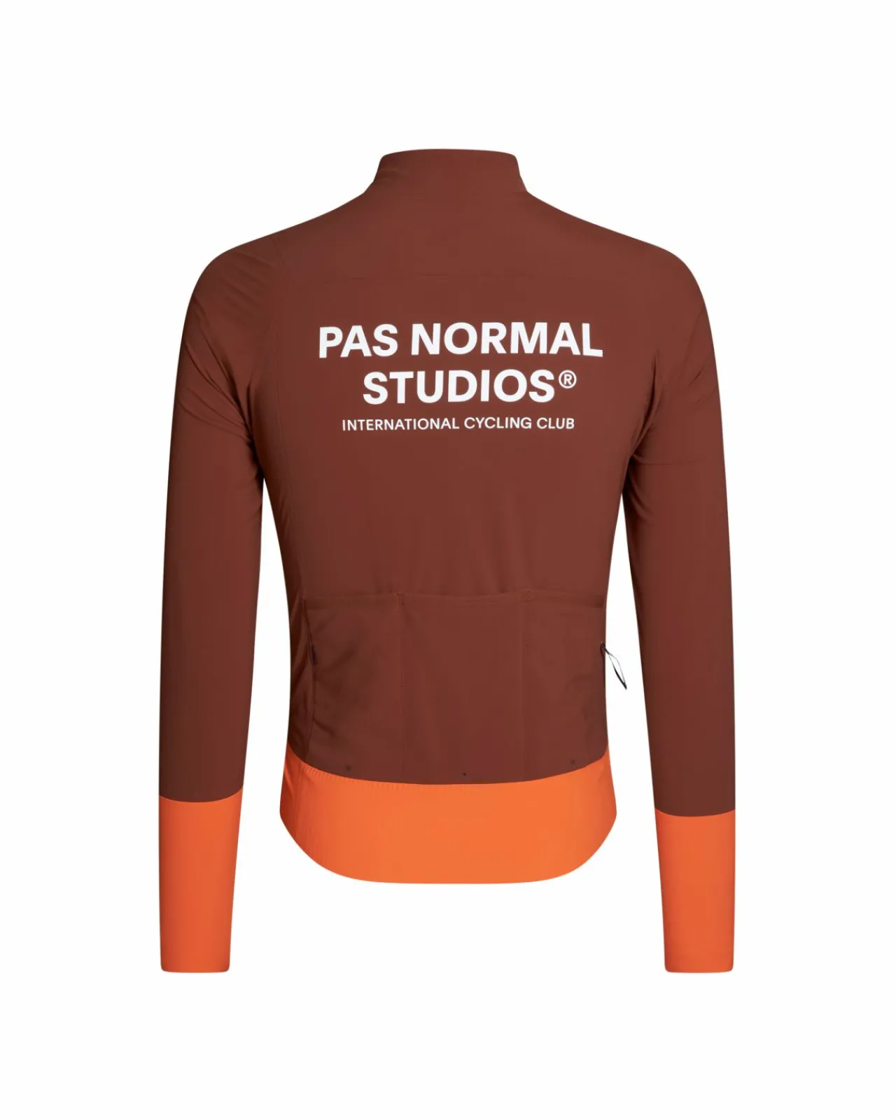 Pas Normal Studios Men's Mechanism Thermal Jacket — Mahogany / Dark Orange^ Jackets & Gilets