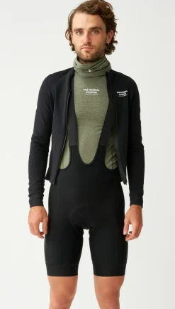 Pas Normal Studios Men's Mechanism Thermal Long Sleeve Jersey — Black^ Jerseys