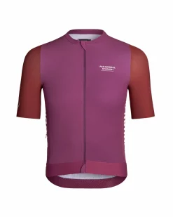 Pas Normal Studios Men's Midsummer Jersey — Dusty Red Sleeve^ Jerseys
