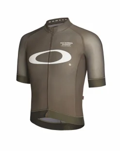 Pas Normal Studios Men's Oakley Mechanism Jersey — Black Olive^ Jerseys