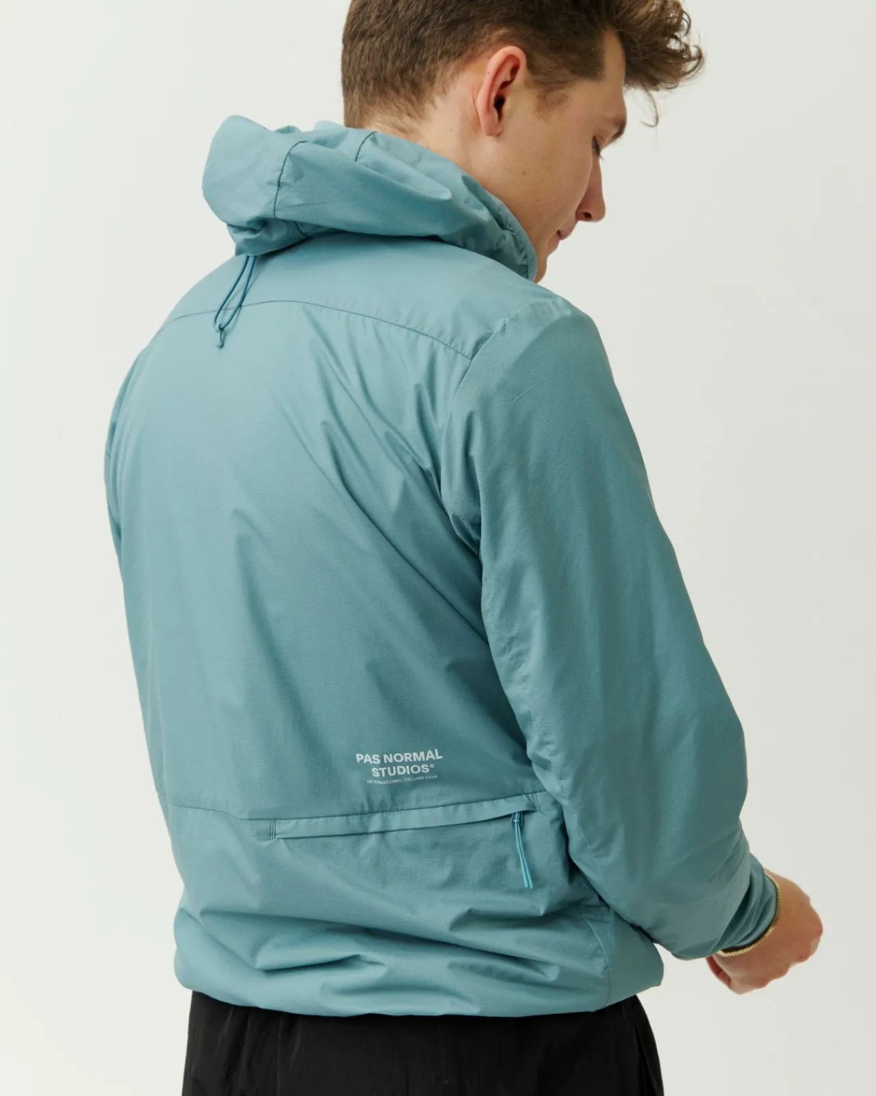 Pas Normal Studios Men's Off-Race Stow Away Jacket — Dusty Blue^ Casual