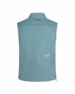 Pas Normal Studios Men's Off-Race Stow Away Vest — Dusty Blue^ Casual