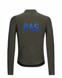Pas Normal Studios Men's PAS Mechanism Long Sleeve Jersey — Dark Olive^ Jerseys