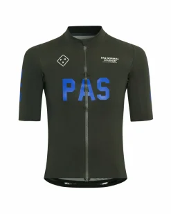 Pas Normal Studios Men's PAS Mechanism Pro Rain Jersey — Dark Olive^ Jerseys