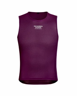 Pas Normal Studios Men's Sleeveless Base Layer — Magenta^ Base Layers