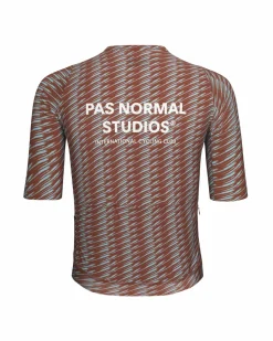 Pas Normal Studios Men's Solitude Jersey — Sky Blue / Brick^ Jerseys